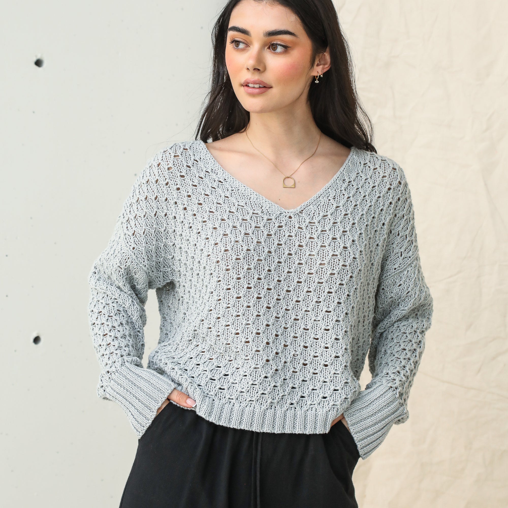 Last One! Marled Sweater