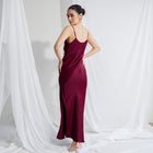 Romantic Bias Cut Gown in Heavy Satin