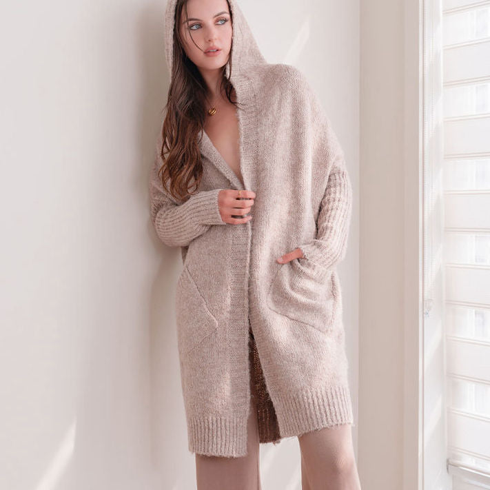 Super Soft Hooded Cardigan Fuzzy