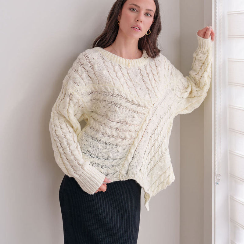 Asymmetric Hem Sweater