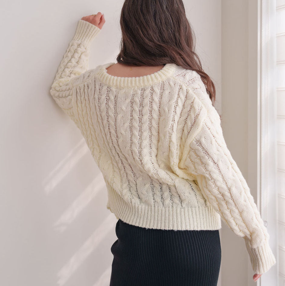 Asymmetric Hem Sweater