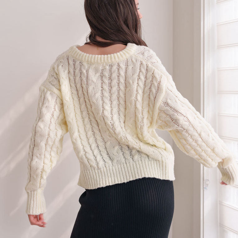 Asymmetric Hem Sweater