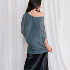 Silk Chiffon T-Shirt