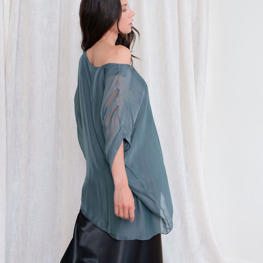 Silk Chiffon T-Shirt