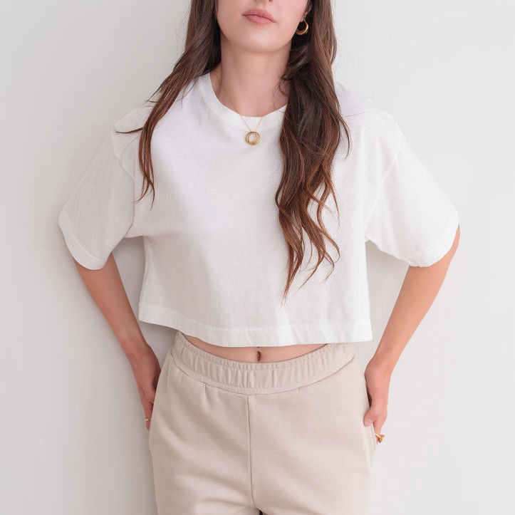 Organic Cotton Crop Tee