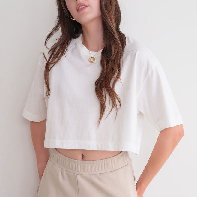 Organic Cotton Crop Tee