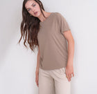 Silky-Soft Classic T-Shirt made of Cupro Fabric