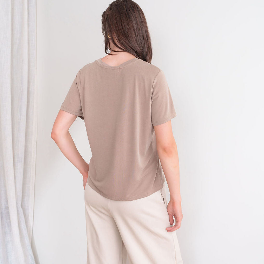 Silky-Soft Classic T-Shirt made of Cupro Fabric