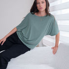 Cupro Drape Dolman Tee