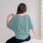 Cupro Drape Dolman Tee