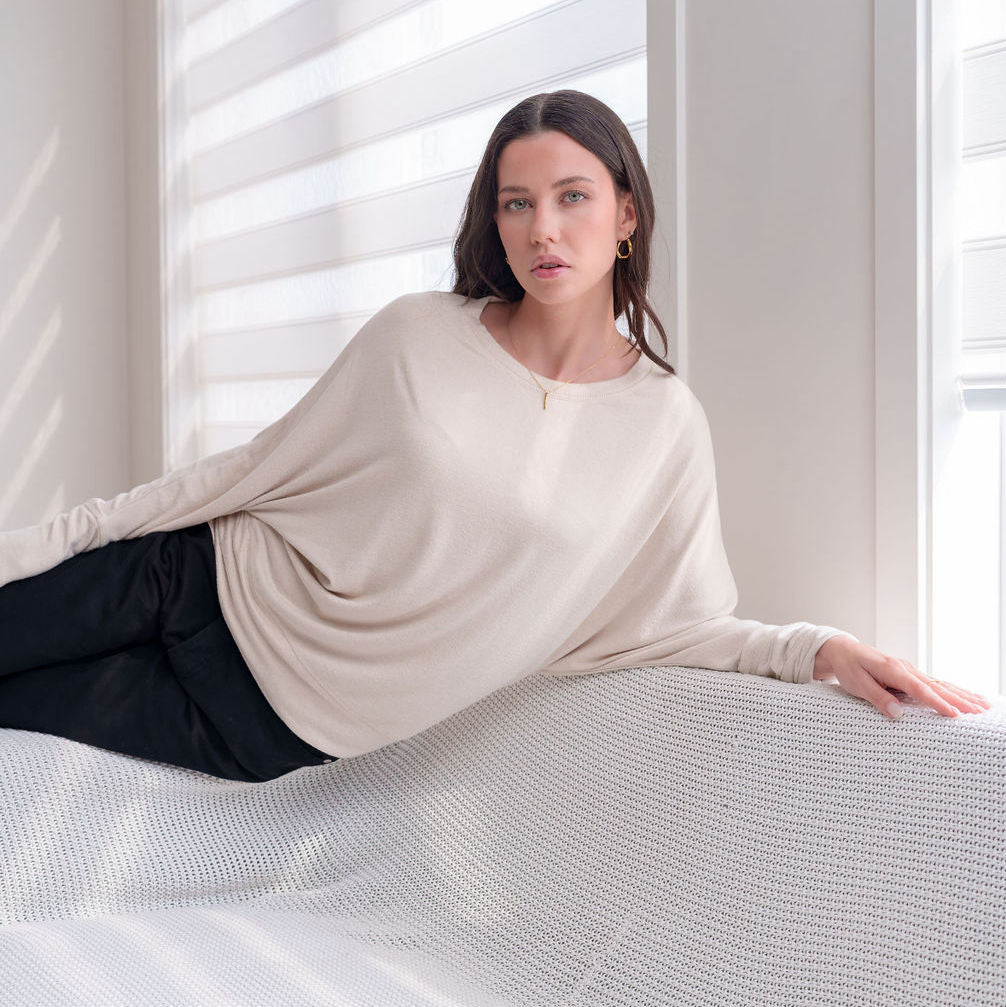 Butter-Soft Drape Knit Top