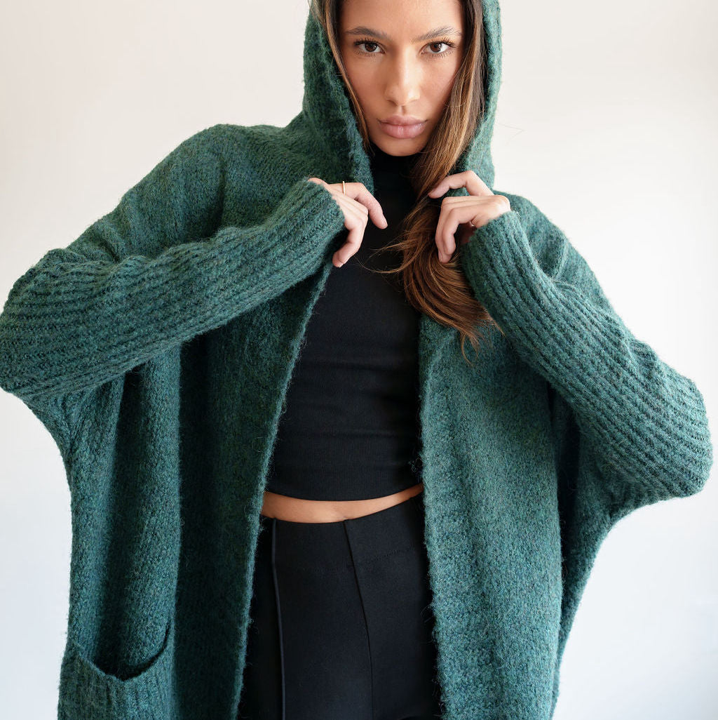 Super Soft Hooded Cardigan Fuzzy