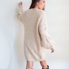 Sweater Cable Dress Oversized