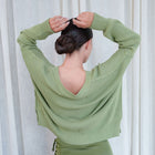 Heavy Sweater Ribbed Oversized in Sage