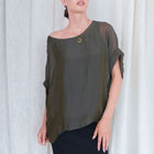 Silk Chiffon T-Shirt