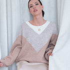 Pastel Geometric Sweater