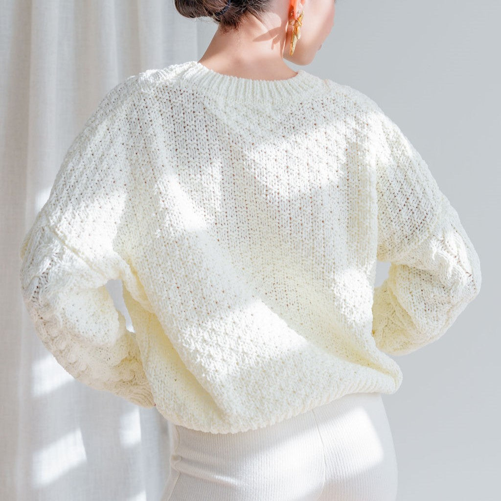 Soft Cable Chenille Sweater