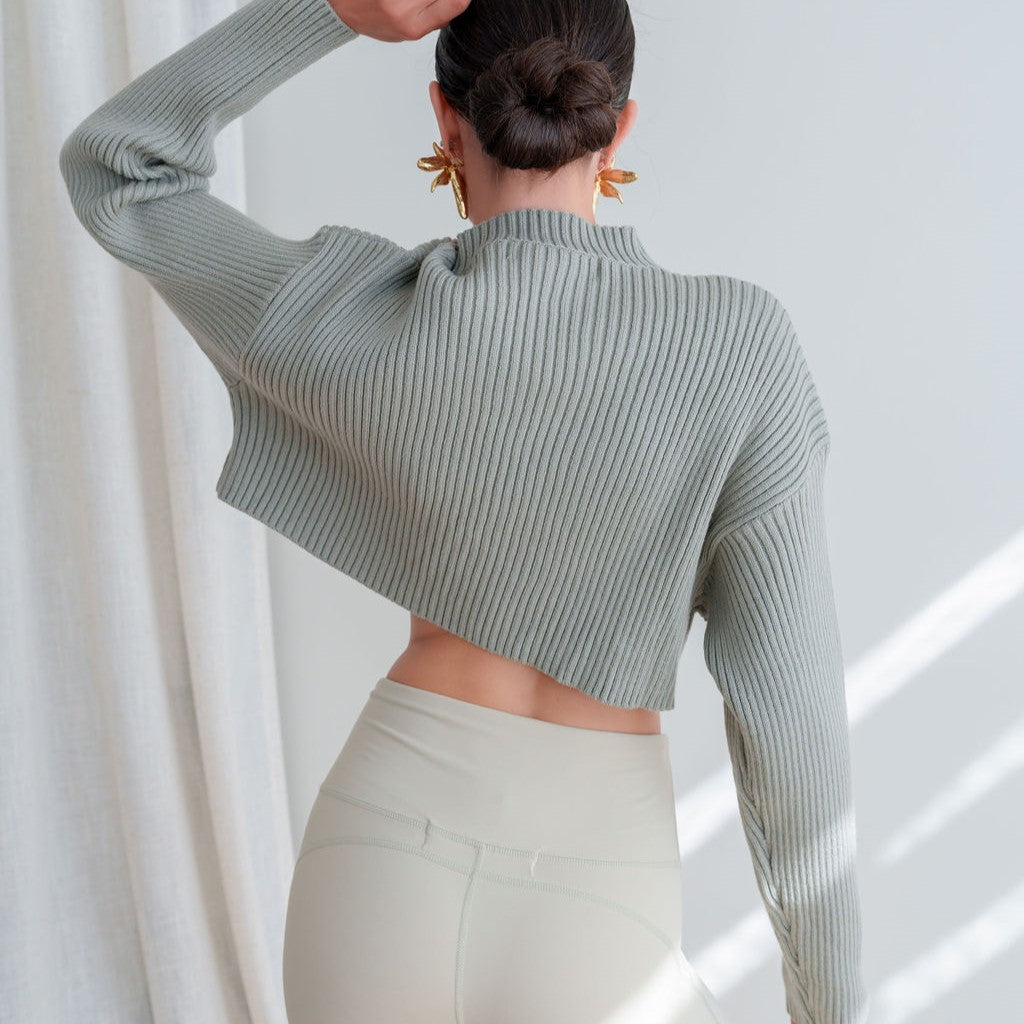 Crop Ribbed Sweater