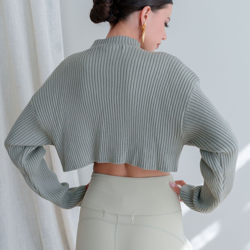 Crop Ribbed Sweater