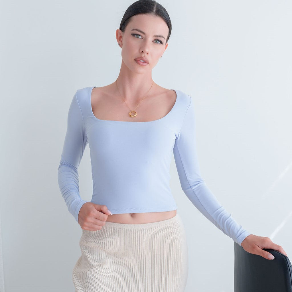 Silky Soft Knit Top in Performance Fabric