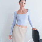 Silky Soft Knit Top in Performance Fabric