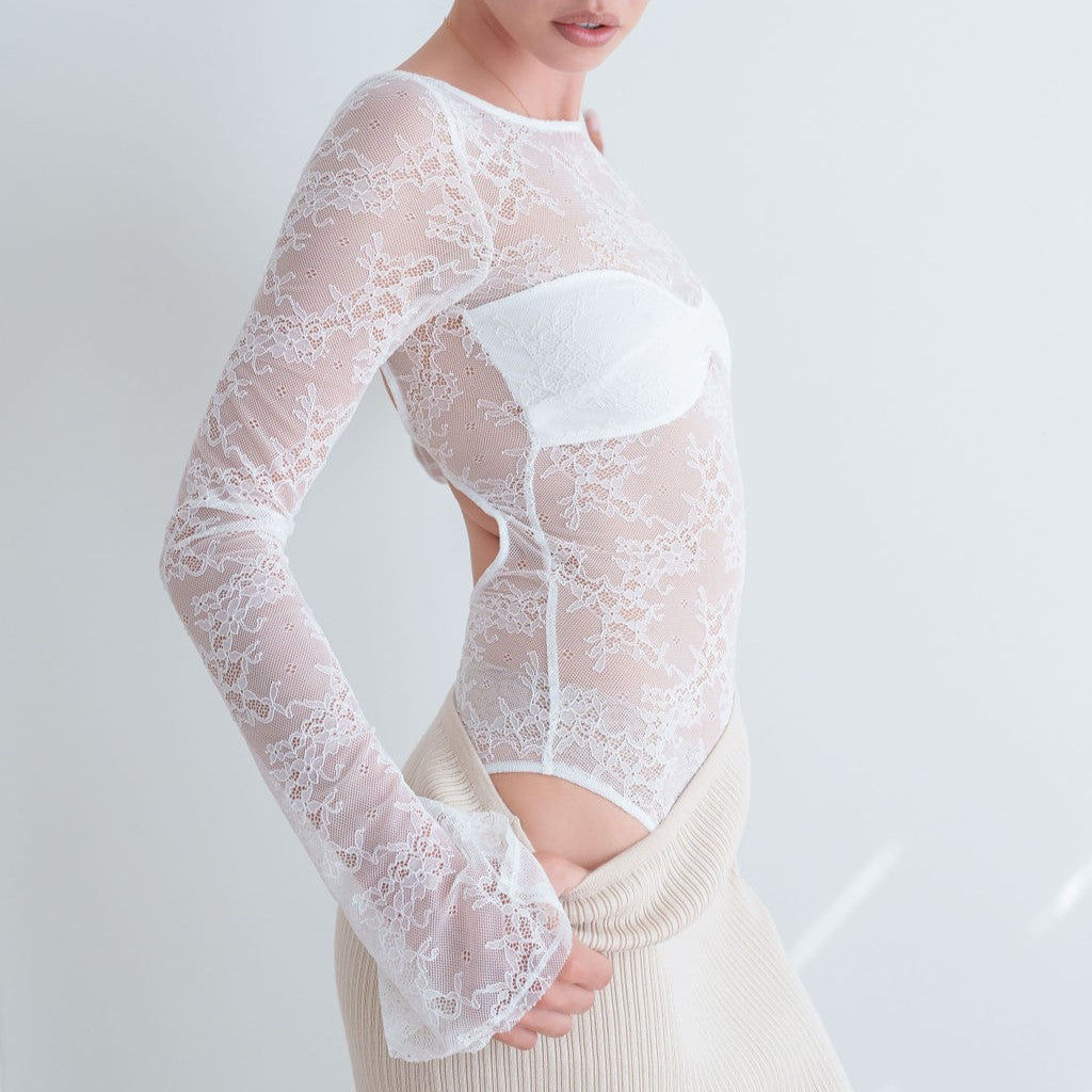 Popular Romantic Lace Bodysuit