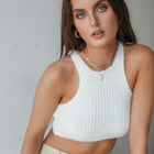 Almost Gone - Fuzzy Crop Top