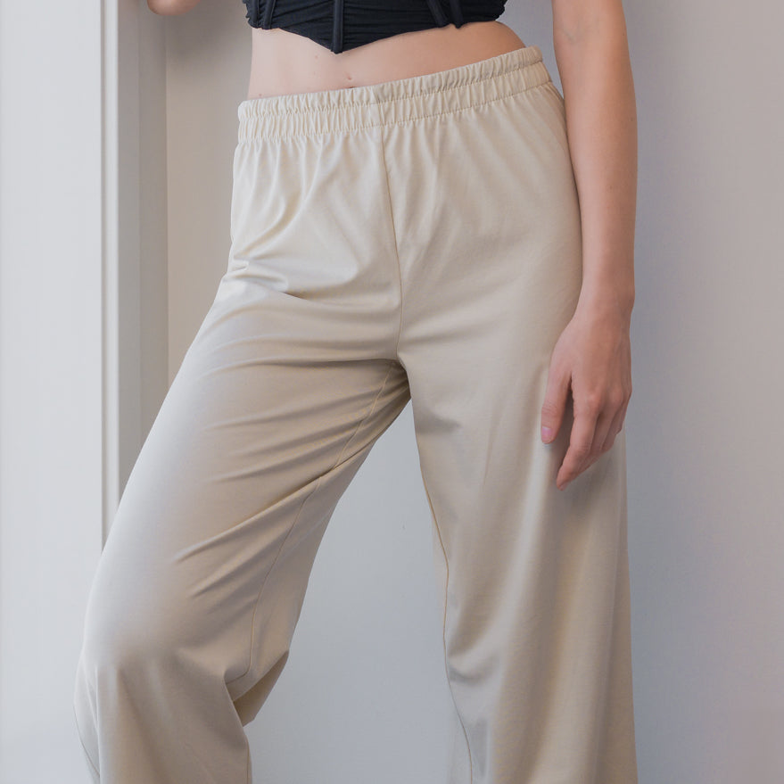 Buttery Soft Knit Pants with Slit Design