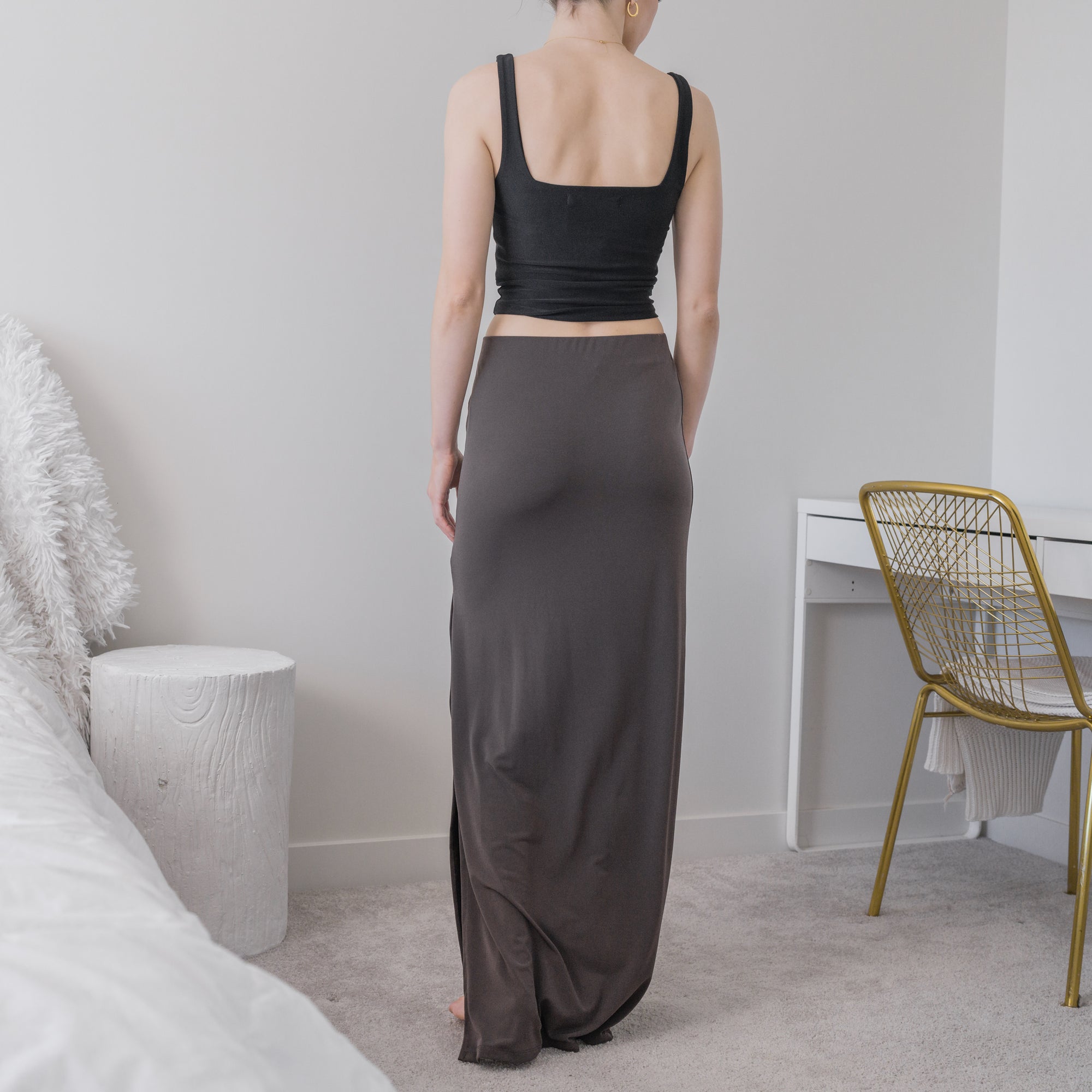 Soft Knit Maxi Skirt