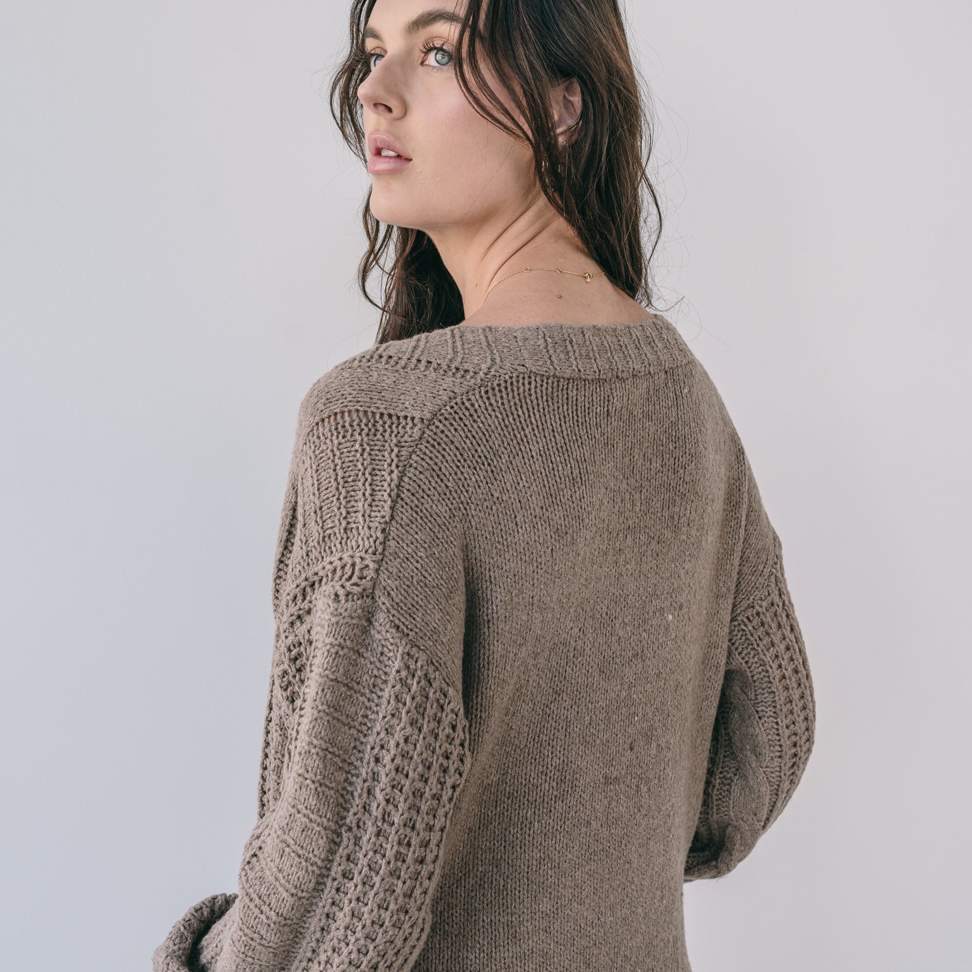 Medium Weight Cable Cardigan