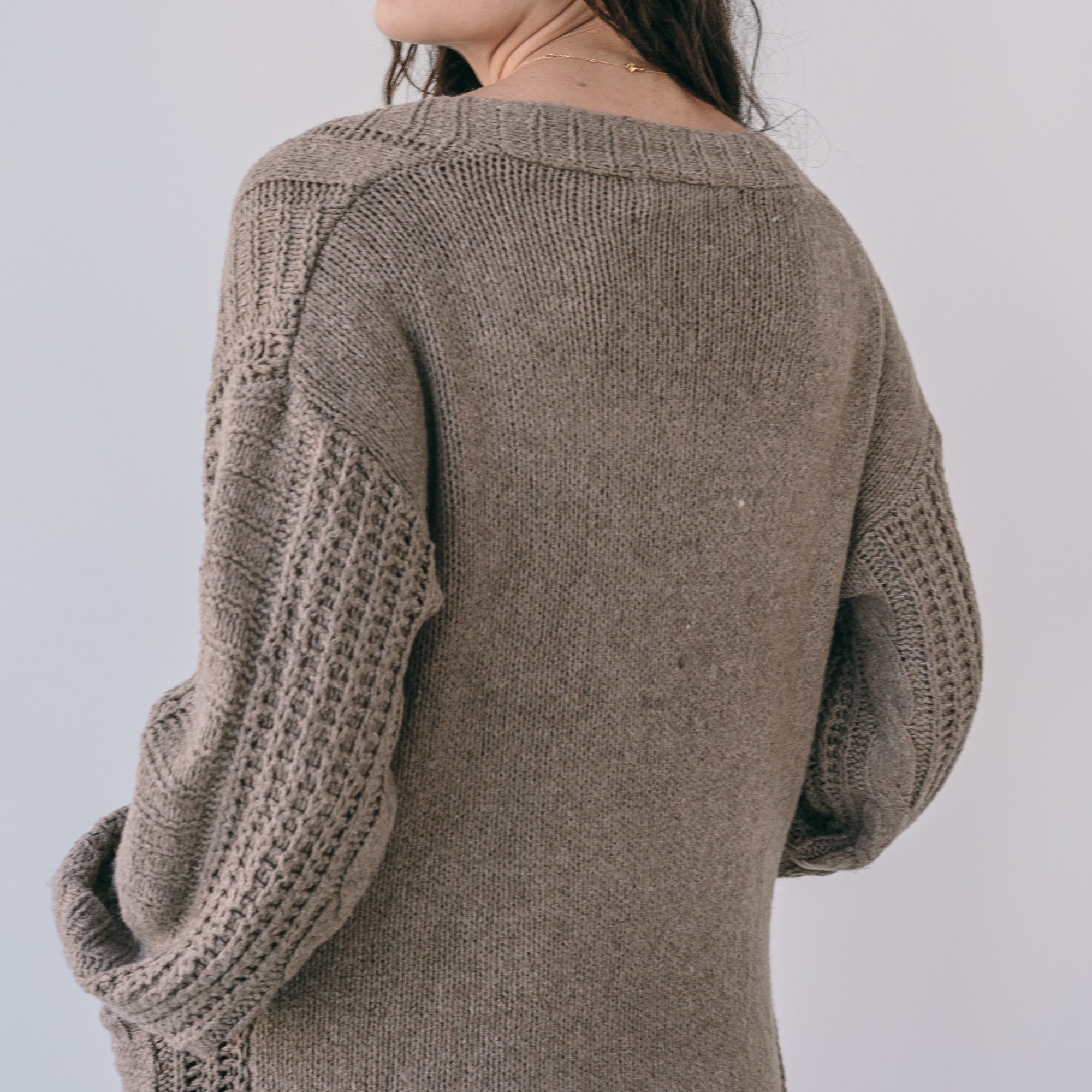 Medium Weight Cable Cardigan