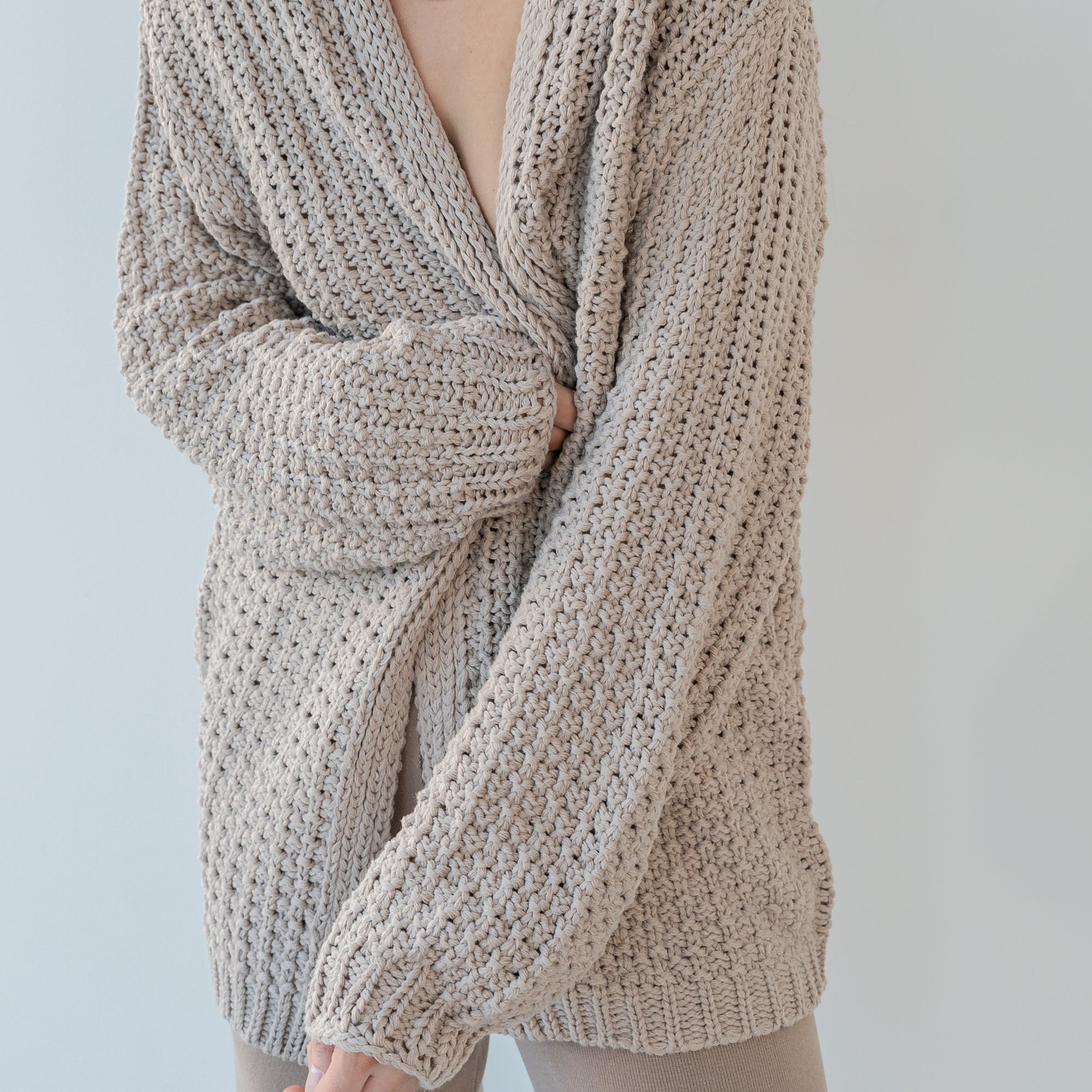 Cotton Cardigan Oversized