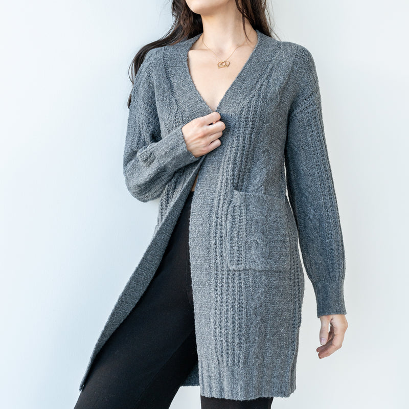 Medium Weight Cable Cardigan