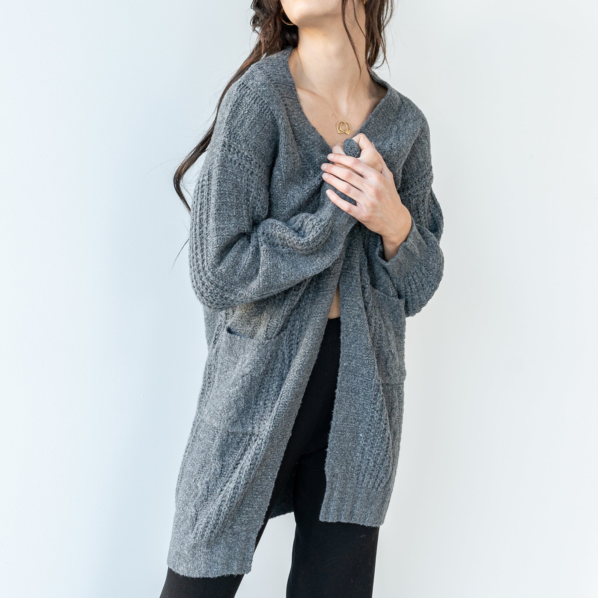 Medium Weight Cable Cardigan