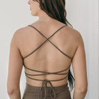 Open Back Lace Up Ity Short Dress