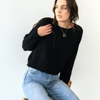 Last One! Plain Chenille Soft Knit Sweater