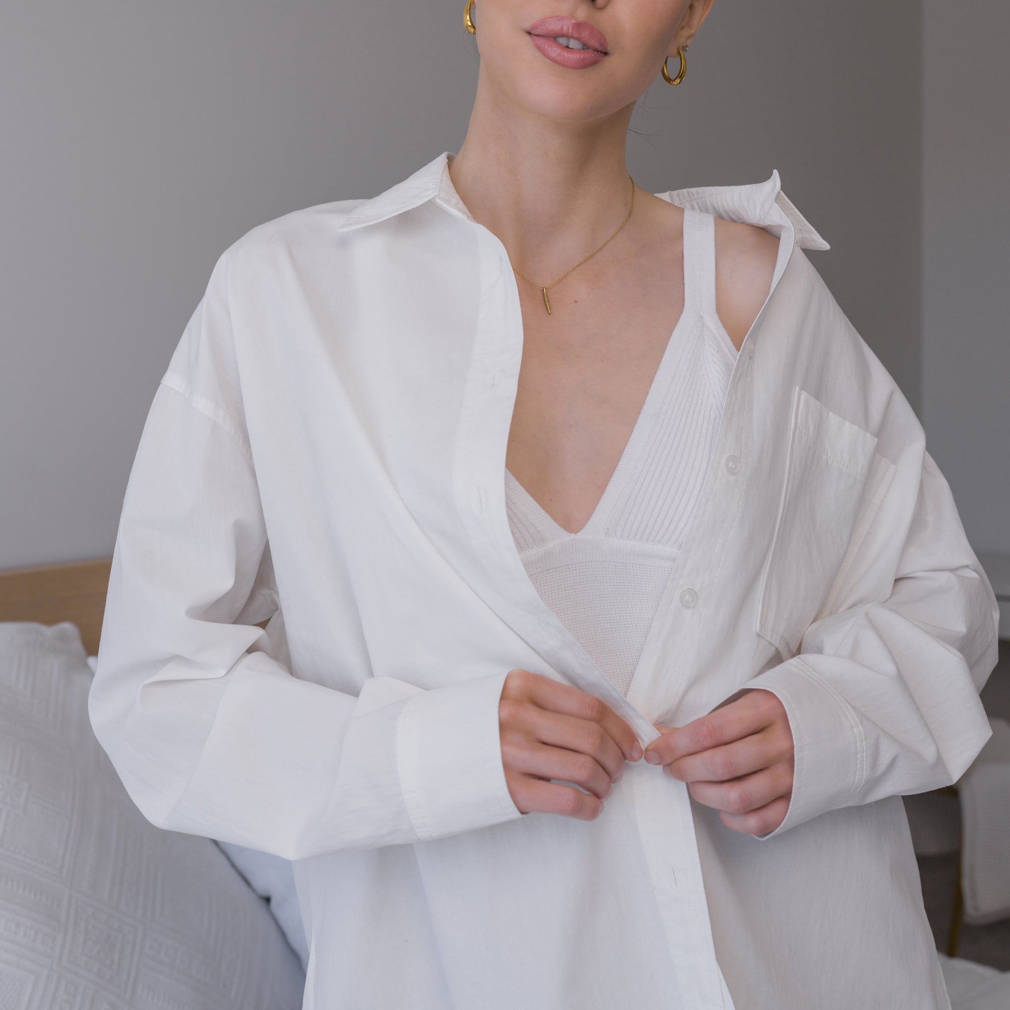 Boyfriend Over-shirt in Cotton Poplin