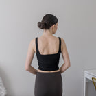 Double Layered Essential Cami in Stretchy Sports Knit