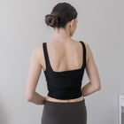 Double Layered Essential Cami in Stretchy Sports Knit