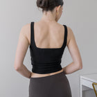 Double Layered Essential Cami in Stretchy Sports Knit