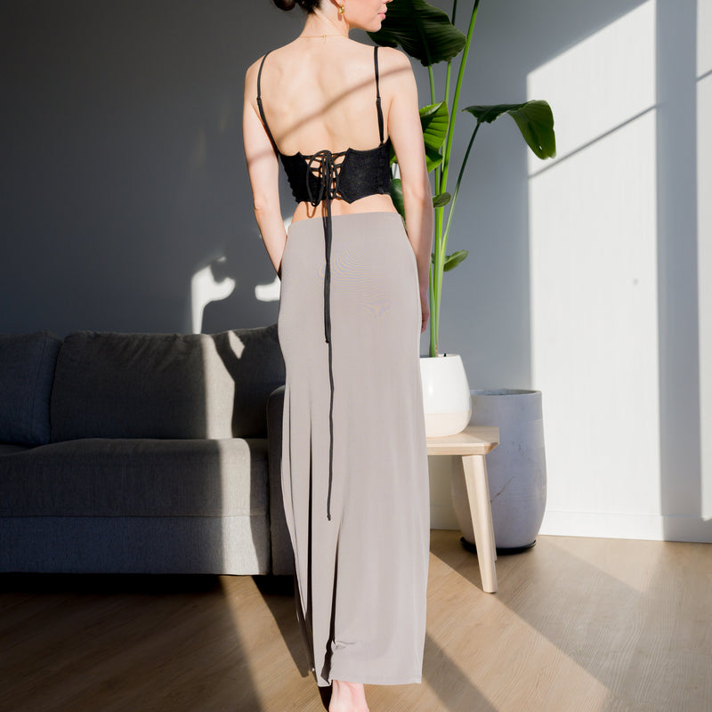 Soft Knit Maxi Skirt