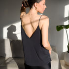 Cupro Flowy Tank Top