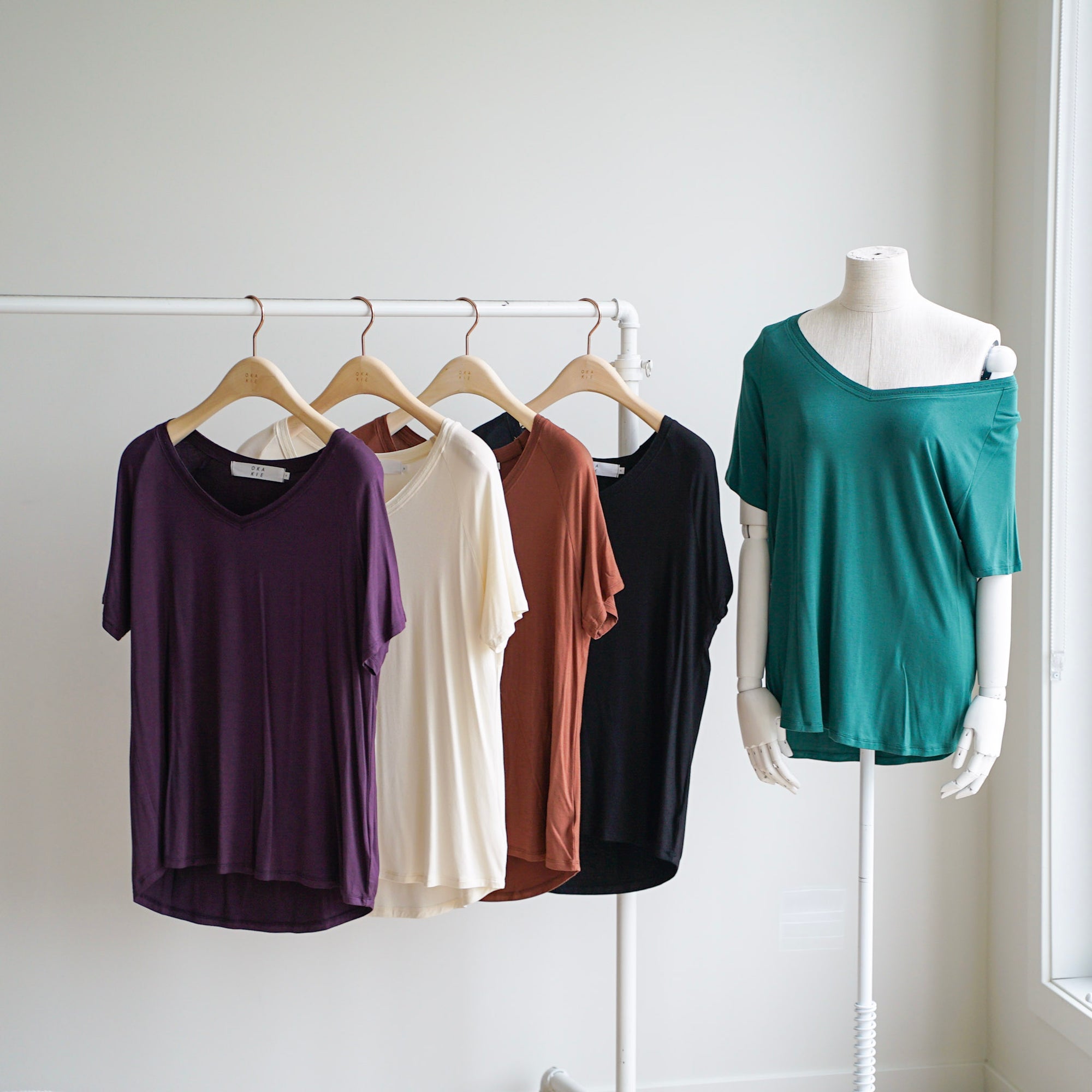 Soft Oversized V Neck Tee