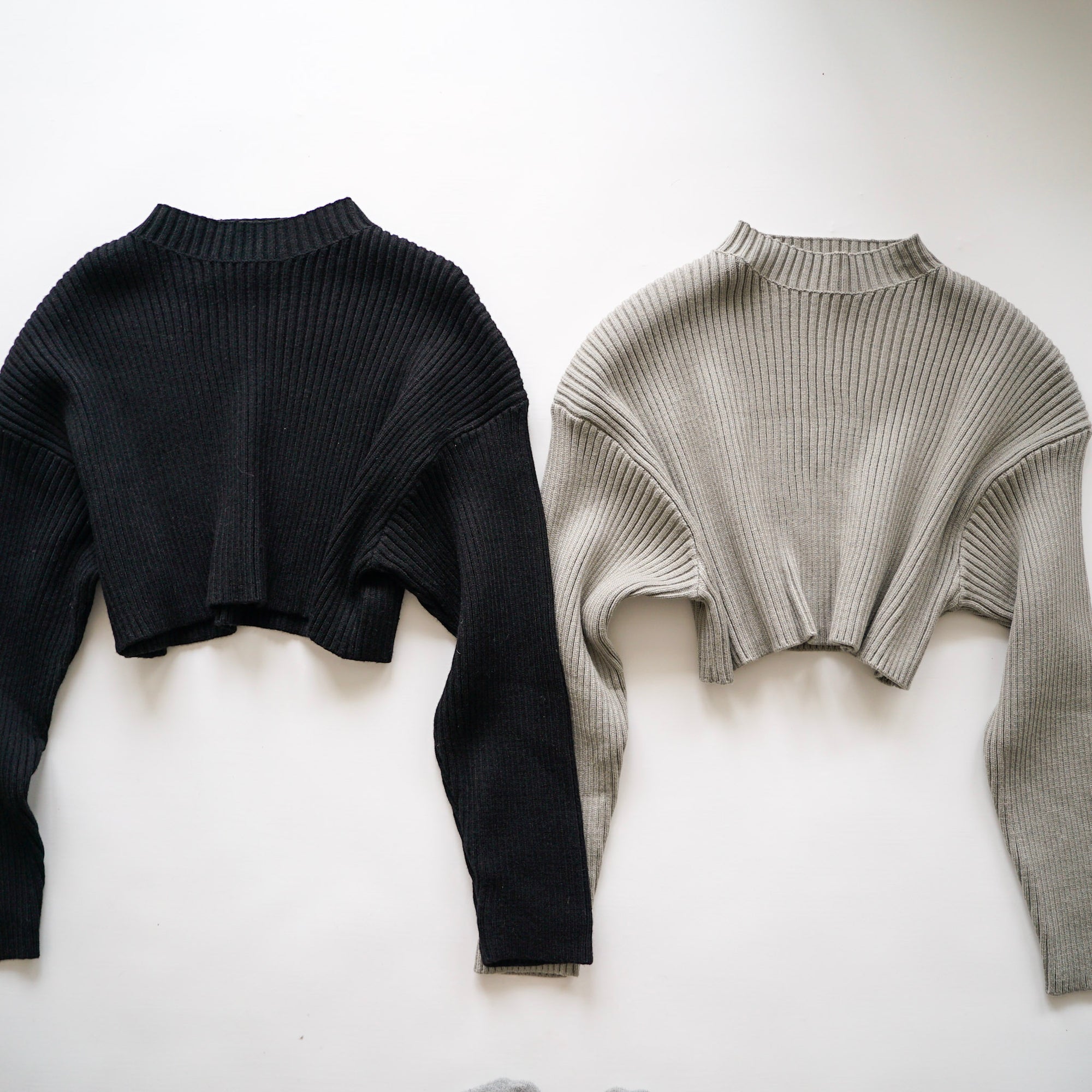 Crop Ribbed Sweater