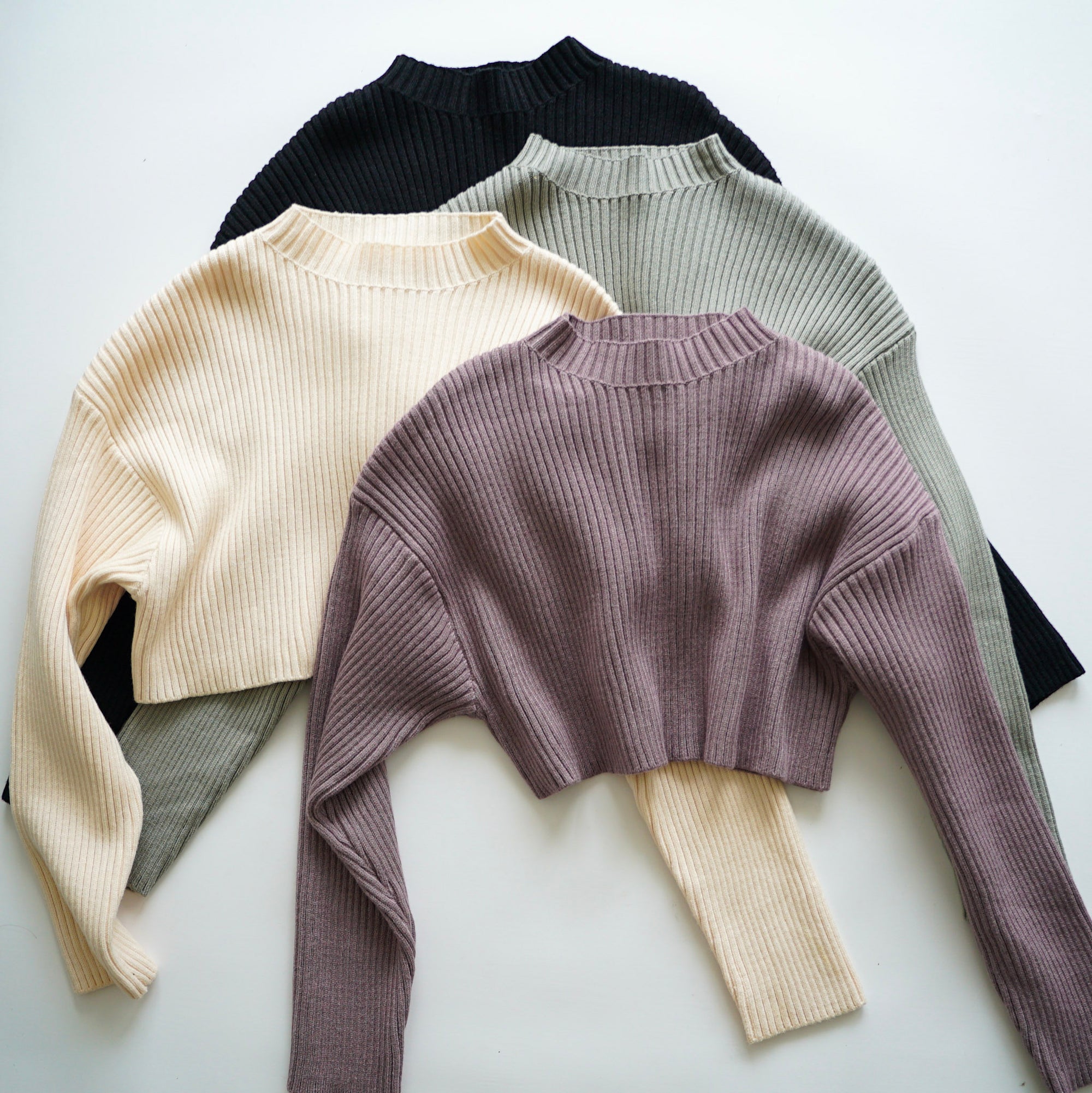 Crop Ribbed Sweater