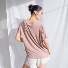 Crepe Knit T Shirt Oversized