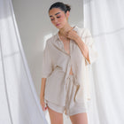 Soft Linen Top and Shorts Set