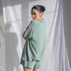 Soft Linen Top and Shorts Set