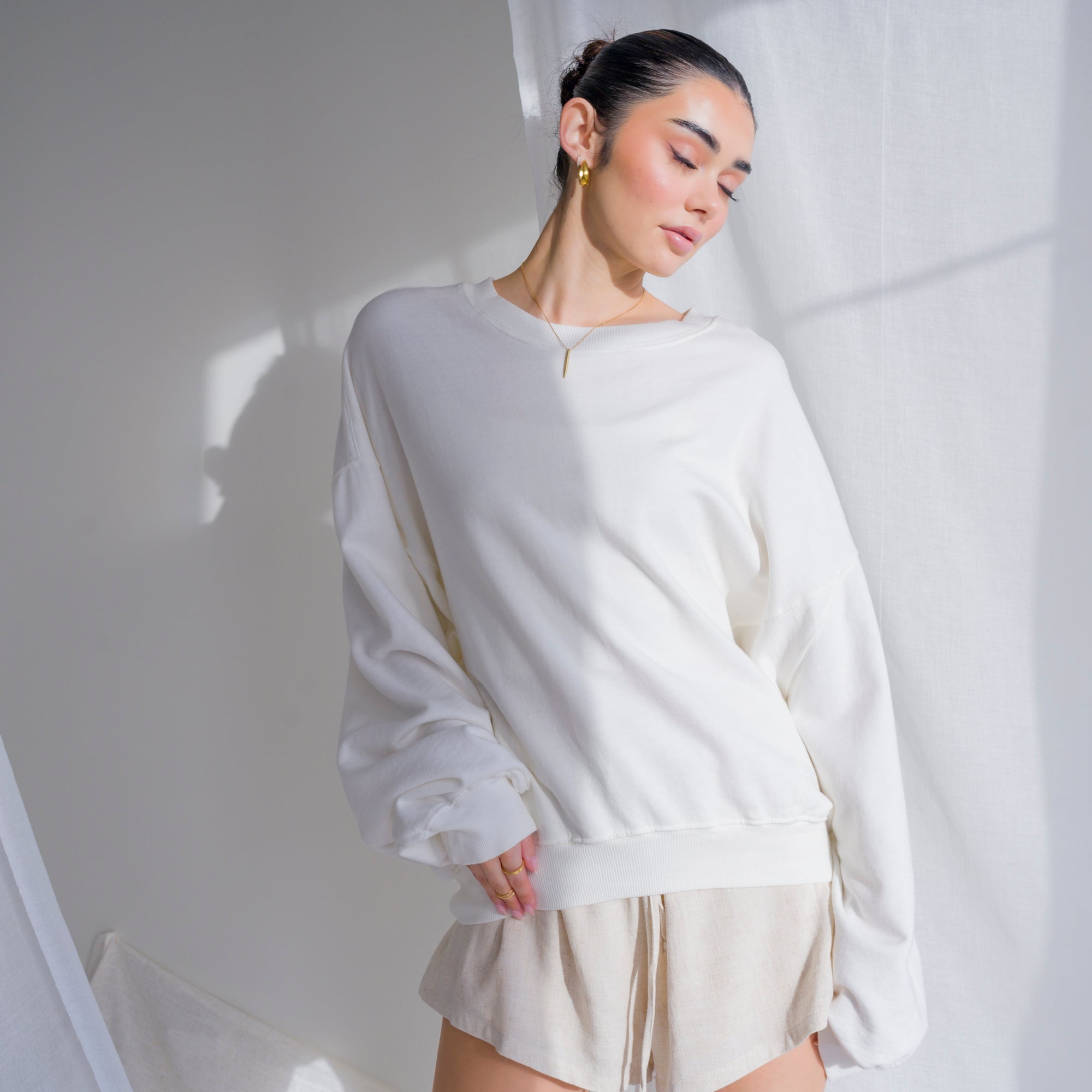 Naomi French Terry Sweater made of Organic Cotton