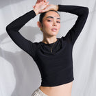 Silky-Luxe Knit Top in Performance Fabric